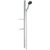 hansgrohe Rainfinity set doccia con asta saliscendi e mensola, 3 tipi di getto, 27674000, Rainfinity cromo/grafite [Rubinetteria Bagno > Set Doccia]