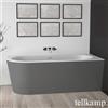 Tellkamp Pio vasca da bagno ad angolo con rivestimento, 0100-255-S0-L-A/WMWMCM, Pio; Pio XS bianco opaco [Vasche da Bagno > Vasche da Bagno ad Angolo]