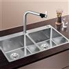Blanco Andano lavello da cucina, 525249, 400-IF/A Andano acciaio inox satinato lucido [Lavelli da Cucina > per Base Sottolavello a partire da 90 cm]