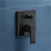 hansgrohe Metropol rubinetto vasca da incasso, miscelatore monocomando, 32545340, Metropol nero cromato spazzolato [Rubinetteria Bagno > Rubinetteria Vasca]