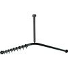 Hewi 801 asta per tenda da doccia, con collegamento a soffitto, 801.34.1461 90, 801 nero profondo [Accessori Bagno > Tende Doccia]