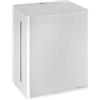 Hewi 805 distributore per salviette di carta, antivandalo, 805.06.555 98, 805 acciaio inox spazzolato/bianco segnale [Accessori Bagno > Scatole Portasalviette]