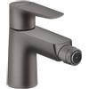 hansgrohe Talis E rubinetto bidet, 71720340, Talis E nero cromato spazzolato [Rubinetteria Bagno > Rubinetteria Bidet]