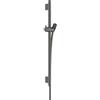 hansgrohe Unica S Puro asta saliscendi, con flessibile doccia, 28632340, Unica S Puro; Unica nero cromato spazzolato [Rubinetteria Bagno > Doccette / Supporti]