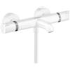 hansgrohe Ecostat rubinetto vasca esterno con termostatico, 13114700, Ecostat bianco opaco [Rubinetteria Bagno > Rubinetteria Vasca]
