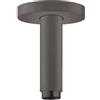 hansgrohe Universal braccio doccia, 27393340, Universal nero cromato spazzolato [Rubinetteria Bagno > Soffioni Doccia]