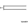 Duravit Starck T asta portasciugamani, 0099411000, Starck T cromo [Accessori Bagno > Portasciugamani]
