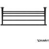 Duravit Starck T mensola portasciugamani, 0099444600, Starck T nero opaco [Accessori Bagno > Portasciugamani]