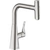 hansgrohe Metris Select M71 rubinetto da cucina, con sBox, estraibile, orientabile, 73817800, sBox Metris Select M71 acciaio inox spazzolato [Rubinetteria da Cucina > Rubinetti da Cucina]