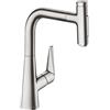 hansgrohe Talis Select M51 rubinetto da cucina, con sBox, orientabile, estraibile, 73868800, sBox Talis Select M51 acciaio inox spazzolato [Rubinetteria da Cucina > Rubinetti da Cucina]