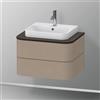 Duravit Happy D.2 mobile per top, 2 scomparti estraibili, HP4960075750010, Happy D.2 [Mobili da Bagno > Mobili Lavabo]