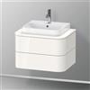 Duravit Happy D.2 mobile per top, 2 scomparti estraibili, HP4960022220010, Happy D.2 [Mobili da Bagno > Mobili Lavabo]