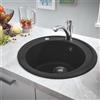 Grohe K200 lavello da cucina, 31656AP0, K200 K200 granito nero [Lavelli da Cucina > per Base Sottolavello a partire da 50 cm]