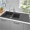 Grohe K400 lavello da cucina, 31643AP0, K400 K400 granito nero [Lavelli da Cucina > per Base Sottolavello a partire da 80 cm]