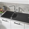Grohe K500 lavello da cucina, 31646AP0, K500 K500 granito nero [Lavelli da Cucina > per Base Sottolavello a partire da 60 cm]