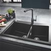 Grohe K700 lavello da cucina, 31657AP0, K700 K700 granito nero [Lavelli da Cucina > per Base Sottolavello a partire da 90 cm]