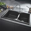 Grohe K700 lavello da cucina, 31658AP0, K700 K700 granito nero [Lavelli da Cucina > per Base Sottolavello a partire da 90 cm]