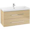 Villeroy & Boch Avento mobile sottolavabo, 2 scomparti estraibili, A89200VJ, Avento [Mobili da Bagno > Mobili Lavabo]