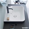 Duravit Happy D.2 lavabo da appoggio, 2360506100, Happy D.2 antracite opaco/bianco [Lavabi > Lavabi da Appoggio]
