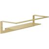 Herzbach Design iX PVD mensola doccia, 21.820000.1.41, Design iX PVD brass steel [Accessori Bagno > Mensole Doccia]