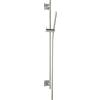 Herzbach LIVING SPA iX set doccia con asta saliscendi, 1 tipo di getto, 17.922700.2.09, LIVING SPA iX acciaio inox spazzolato [Rubinetteria Bagno > Set Doccia]