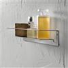 Herzbach Design iX mensola doccia, 17.820000.1.09, Design iX acciaio inox spazzolato [Accessori Bagno > Mensole Doccia]