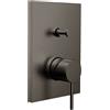 Herzbach Design iX PVD rubinetto vasca da incasso, miscelatore monocomando, 21.130305.2.40, Design iX PVD black steel [Rubinetteria Bagno > Rubinetteria Vasca]