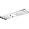 Herzbach LIVING SPA soffione doccia, 2 tipi di getto, 11.661600.2.09, LIVING SPA; DEEP; SIRO acciaio inox spazzolato [Rubinetteria Bagno > Soffioni Doccia]
