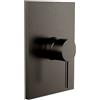 Herzbach Design iX PVD rubinetto doccia da incasso con miscelatore, 21.130555.2.40, Design iX PVD black steel [Rubinetteria Bagno > Rubinetteria Doccia]