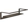 Herzbach Design iX PVD mensola doccia, 21.820000.1.40, Design iX PVD black steel [Accessori Bagno > Mensole Doccia]