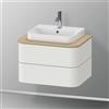 Duravit Happy D.2 mobile per top, 2 scomparti estraibili, HP496003939, Happy D.2 [Mobili da Bagno > Mobili Lavabo]