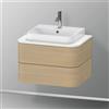 Duravit Happy D.2 mobile per top, 2 scomparti estraibili, HP496007171, Happy D.2 [Mobili da Bagno > Mobili Lavabo]