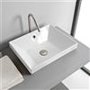 Scarabeo Teorema 2.0 lavabo da incasso, 5130BK, Teorema 2.0 bianco [Lavabi > Lavabi da Incasso]