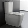 Scarabeo Teorema 2.0 WC a pavimento Monoblock con Clean Flush, 5140CLBK, Monoblock Teorema 2.0 bianco [WC > WC a Pavimento]