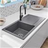 Villeroy & Boch Siluet 60 lavello da cucina, 333601I4HL2, Siluet 60 grafite [Lavelli da Cucina > per Base Sottolavello a partire da 60 cm]