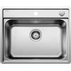 Blanco Lemis lavello da cucina, 525109, 6-IF Lemis acciaio inox satinato lucido [Lavelli da Cucina > per Base Sottolavello a partire da 80 cm]