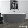 Tellkamp Solitär vasca da bagno ovale freestanding, 0100-282-00-A/CRWMCM, Solitär bianco opaco [Vasche da Bagno > Vasche da Bagno Freestanding]