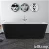 Tellkamp Pura vasca da bagno rettangolare freestanding, 0100-285-00-A/CRWMEB, Pura bianco opaco [Vasche da Bagno > Vasche da Bagno Freestanding]