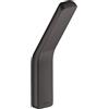 AXOR Universal Softsquare gancio portasciugamani, 42801340, Universal Softsquare nero cromato spazzolato [Accessori Bagno > Portasciugamani]