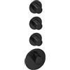 Herzbach Logic iX XL rubinetto doccia da incasso con termostatico, 23.523015.1.12, Logic iX XL; Logic iX PVD XL; Logic XL; SIRO; SIRO PVD GOLD; SIRO GREY; SIRO WHITE; SIRO BLACK nero opaco [Rubinetteria Bagno > Rubinetteria Doccia]