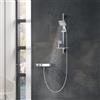 Grohe Rainshower SmartActive Cube set doccia con asta saliscendi e mensola, 3 tipi di getto, 26583000, Rainshower SmartActive Cube cromo [Rubinetteria Bagno > Set Doccia]