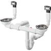 hansgrohe S71 set di scarico e troppopieno per comando manuale, 43922800, D13-10 S71 [Lavelli da Cucina > Accessori per Lavelli da Cucina]