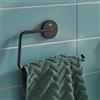 Emco Round anello portasciugamani, 435513300, Round nero opaco [Accessori Bagno > Portasciugamani]