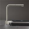 hansgrohe Aquno Select M81 rubinetto da cucina, estraibile, orientabile, 73836800, Aquno Select M81 acciaio inox spazzolato [Rubinetteria da Cucina > Rubinetti da Cucina]