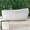 Villeroy & Boch Aveo vasca da bagno freestanding, ovale, UBQ194AVE9W1V-RW, Aveo stone white [Vasche da Bagno > Vasche da Bagno Freestanding]