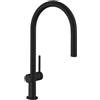 hansgrohe Talis M54 rubinetto da cucina, con sBox, estraibile, orientabile, 72803670, sBox Talis M54 nero opaco [Rubinetteria da Cucina > Rubinetti da Cucina]