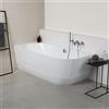 LAUFEN Pro vasca da bagno ad angolo, con pannello laterale, H2449560000001, Pro bianco [Vasche da Bagno > Vasche da Bagno ad Angolo]