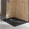 Villeroy & Boch Embrace piatto doccia rettangolare, set completo, UDA1690EMB2V-1N, Embrace nature anthracite [Piatti Doccia > Piatti Doccia Rettangolari]