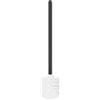 Keuco Edition 11 ricambio scopino WC con maniglia, 03864134000, Edition 11 nero cromato spazzolato/bianco [Accessori Bagno > Accessori per Accessori Bagno]