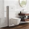 Ideal Standard ProSys modulo sanitario NeoX A: 114,6 cm, per WC sospeso, R0144AC, NeoX ProSys bianco/acciaio inox spazzolato [Elementi ad Incasso > Elementi Incasso per WC]